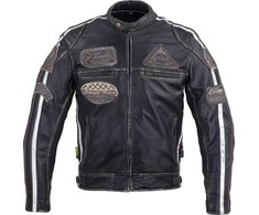 Vyriška odinė motociklininko striukė W-TEC Sheawen Vintage