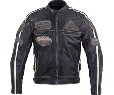 Vyriška odinė motociklininko striukė W-TEC Sheawen Vintage