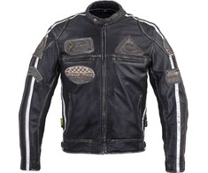 Vyriška odinė motociklininko striukė W-TEC Sheawen Vintage
