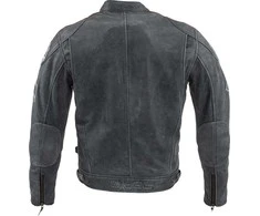 Vyriškas odinis moto švarkas W-TEC Dark Pilkas Vintage