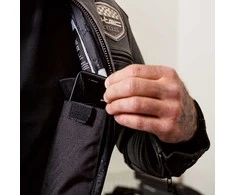 Vyriškas odinis moto švarkas W-TEC Dark Pilkas Vintage