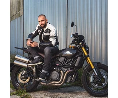 Vyriška odinė striukė W-TEC Esbiker