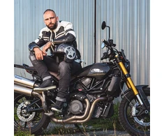 Vyriška odinė striukė W-TEC Esbiker
