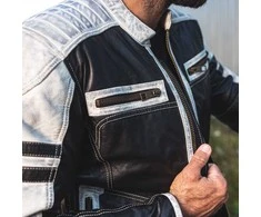 Vyriškas odinis švarkas W-TEC Esbiker