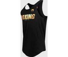Marškinėliai be rankovių Venum Boxing VT, juoda/auksinė