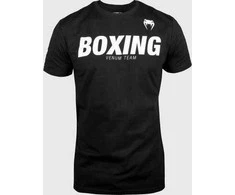 Vyriški marškinėliai Venum Boxing VT - Juodas/Baltas