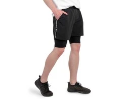 Vyriški šortai inSPORTline 2-in-1 Closefit Short