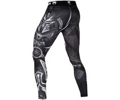 Vyriškos kompresinės tamprės Venum Gladiator 3.0 - Juodas/Baltas