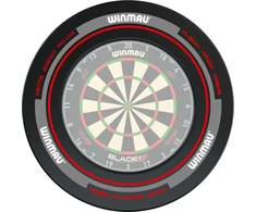 "Winmau Advance" smiginio lentos apvadas juodas/raudonas