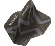 Winmau Blade X Prism Delta metalinė juoda/pilka