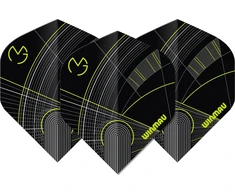 Winmau Prism Delta MvG strėlyčių plunksnos juoda/žalia