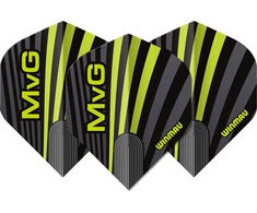 Winmau Prism Delta MvG strėlių sparnelių rinkinys, pilka/žalia