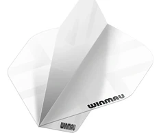 Winmau Prism X Baltas Premium Standard strėlių plunksnos