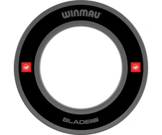 Winmau Pro Line 1.0 taikinio apsauginis žiedas, juodas