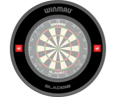 "Winmau Pro Line 1.0" smiginio lentos apvadas juodas