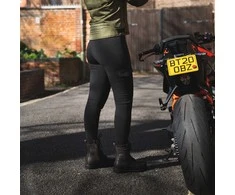 Women’s Motorcycle Leggings Oxford Super Cargo Juodas
