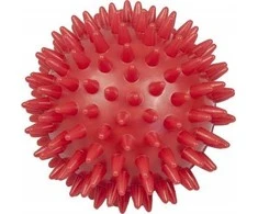 YATE Masažinis ežiukas Igel Ball su spygliais 9,2 cm raudonas