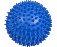 YATE Masažinis ežiukas Igel Ball su spygliais 10 cm tamsiai mėlynos spalvos