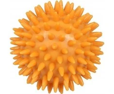 YATE Masažinis ežiukas Igel Ball su spygliais 7,8 cm geltonos spalvos