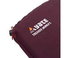 YATE Trekker moteriškas kilimėlis bordo/pilkas 168x51x3.8 cm
