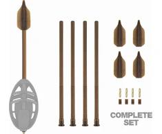 ZFISH Feeder Casting Tube šėrykla, 4 vnt.
