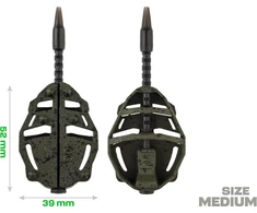 ZFISH Method Feeder Spider Medium rinkinys 40, 50 g + forma