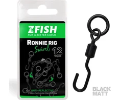 ZFISH Ronnie Rig Swivel Matt 12 dydžio
