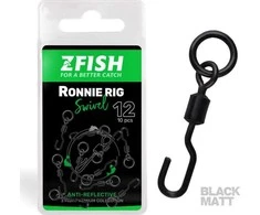 ZFISH Ronnie Rig Swivel Matt 12 dydžio