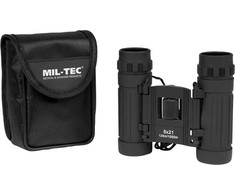 Žiūronai Mil-Tec Juodas COLLAPSIBLE BINOCULAR 8X21
