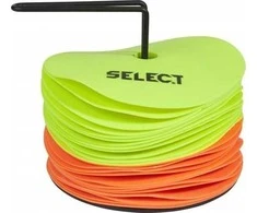 Guminiai aikštės žymekliai SELECT Marking mat set w/holder (24-pack)