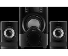Kompiuterio kolonėlės 2.1 kolonėlės SVEN MS-312, juodas, Bluetooth, FM, USB, Ekranas, RC blokas, galia 20W+2x10W (RMS)