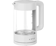 Aeno Electric Virdulys, baltas, 220-240V, 1850-2200W, 1.7L, Keep warm 30 min, 40,60,80,90,100, console in Handle