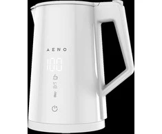 AENO Electric Virdulys EK8S Smart: 1850-2200W, 1.7L, Strix, Dvigubos sienelės, Temperatūros valdymas, Šilumos palaikymo funkcija, Valdymas per Wi-Fi, LED ekranas, Nešildantis korpusas, Automatinis išjungimas, Sauso bako apsauga