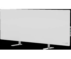 AENO Premium Eco Smart Heater, 700W, Grūdintas stiklas, Infraraudonųjų spindulių+konvekcinis šildymo tipas, Led ekranas Kištuko tipas: Europa (E/F tipas), Baltas