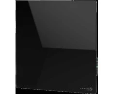 AENO Premium Eco Smart Quadro sieninis šildytuvas, 500 W, 50 x 50 cm., grūdintas stiklas, infraraudonųjų spindulių + konvekcinis šildymas, LED ekranas. Kištuko tipas: Europa (E/F tipo), Juodas, , Pagaminta Lenkijoje.