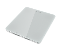 AENO virtuvinės svarstyklės KS1S išmaniosios, maks. apkrova - 8kg, „Bluetooth“, daugiau nei 10 000 produktų ir patiekalų, 25 indikatorių analizė, kavos režimas, 6 vienetų konvertavimas: kg, g, lb, fl, oz, ml, medžiaga - stiklas