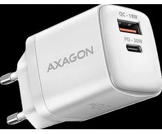AXAGON ACU-PQ20W sieninis įkroviklis QC3.0/AFC/FCP + PD type-C, 20W, baltas