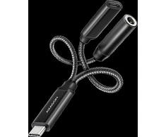 AXAGON ADA-HCPD USB-C to 3.5mm jack - Hi-Res DAC audio adapter, 384kHz/32bit, PD 60W 3A