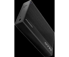 AXAGON EE35-GTR USB-C 3.2 Gen 1 - SATA 6G, 3.5" External RIBBED box Juodas