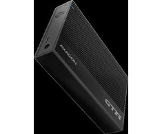 AXAGON EE35-GTR USB-C 3.2 Gen 1 - SATA 6G, 3.5" External RIBBED box Juodas