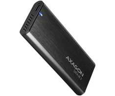 AXAGON EEM2-SBC, M.2 SATA screwless RAW box, juodas, SuperSpeed USB-C 10 Gbps