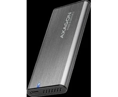 AXAGON EEM2-SG2 USB-C 3.2 Gen 2 – M.2 NVMe / SATA SSD 30–80 mm ALU dėžutė