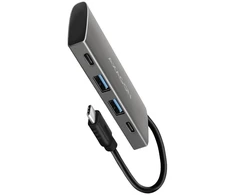 AXAGON HMC-4G2 2x USB-A + 2x USB-C, USB-C 3.2 Gen 2 10Gbps šakotuvas, 13cm USB-C laidas