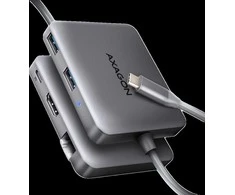 AXAGON HMC-5HL USB 5Gbps šakotuvas, 2x USB-A, HDMI 4k/60Hz, RJ-45, PD 100W, 20c