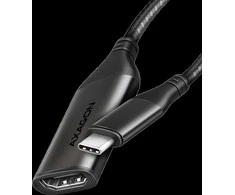 AXAGON RVC-HI2M USB-C -> HDMI 2.0 adapter 4K/60Hz Aluminum, 25cm cable