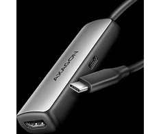 AXAGON RVC-HI8KPD USB-C - HDMI 2.1 adapter, 8K/60Hz, 4K/144Hz, HDR10+, PD 100W
