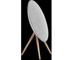 Bang &amp; Olufsen Beosound A9 5th Gen Speaker Natural Alu (Back Pilkas Mist/Cover Kvadrat Light Pilkas/Legs Oak)