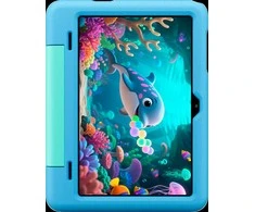 Planšetė Blackview Tab 20 Kids Wi-Fi 10.1 colio 800x1280 HD 60Hz Unisoc Tiger T310 2Hz 4GB + 64GB 6600mAh kamera 5MP/8MP Wi-Fi 5 Android 15 Bubble Mėlyna