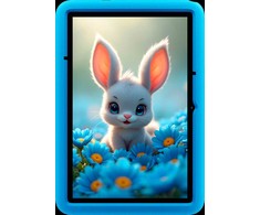 Planšetė Blackview Tab 60 Pro Kids LTE 10.1 colio HD+ 800x1280 IPS 60Hz 4GB/128GB aštuonių branduolių T606 1.6GHz 5MP priekinė/8MP galinė kamera Baterija 7700mAh be įkroviklio USB Type-C Android 15 SD kortelės lizdas Ocean Mėlyna