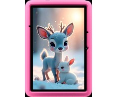 Planšetė Blackview Tab 60 Pro Kids LTE 10.1 colio HD+ 800x1280 IPS 60Hz 4GB/128GB aštuonių branduolių T606 1.6GHz 5MP priekinė/8MP galinė kamera Baterija 7700mAh be įkroviklio USB Type-C Android 15 SD kortelės lizdas Rožinė Rožinė